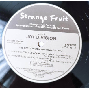 Joy Division ‎- The Peel Sessions 1987 UK 12" Single EP Vinyl LP Limited Edition***READY TO SHIP from Hong Kong***